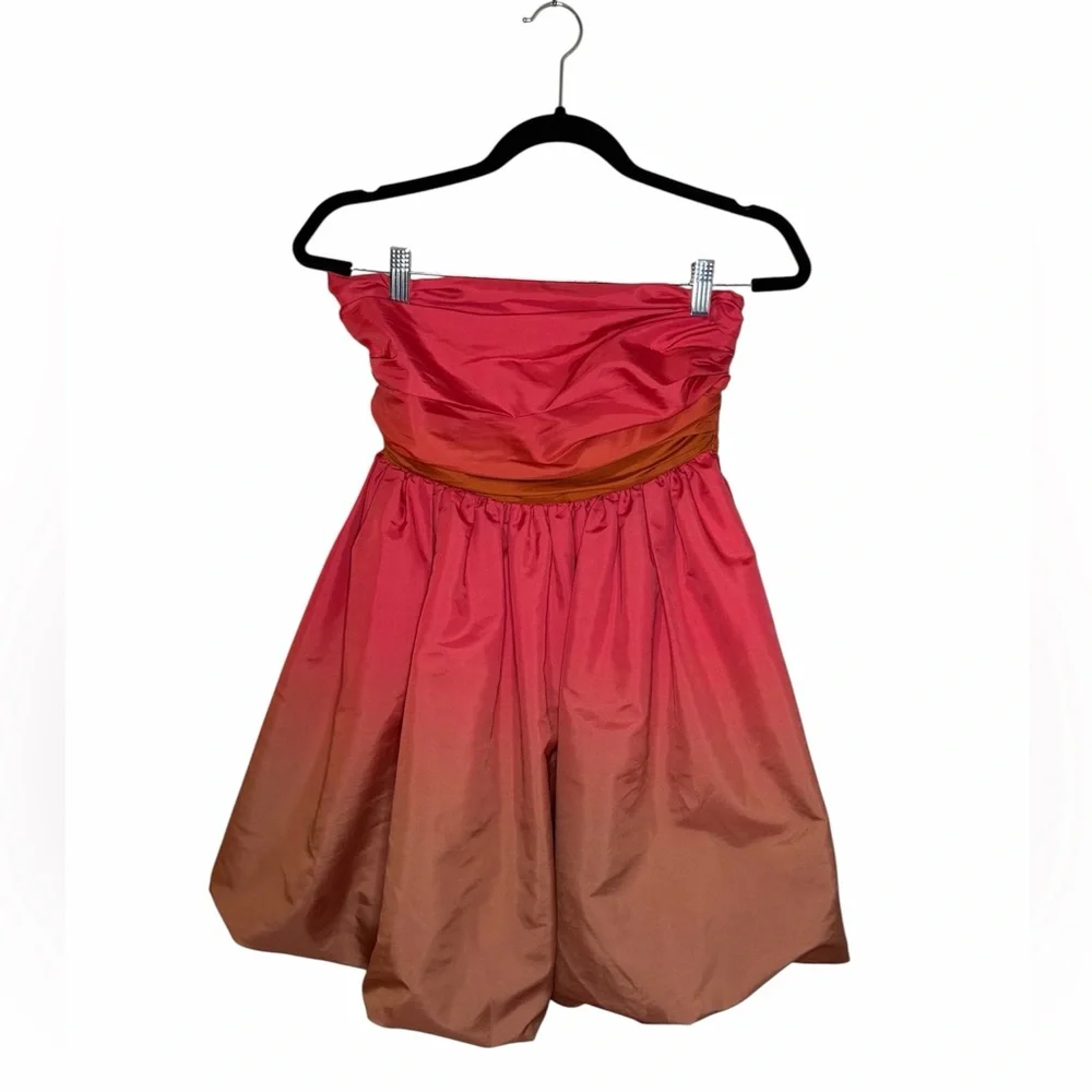 NEW‎ Anthropologie Vineet Bahl Strapless Ombre Mini Dress - Picture 3 of 6